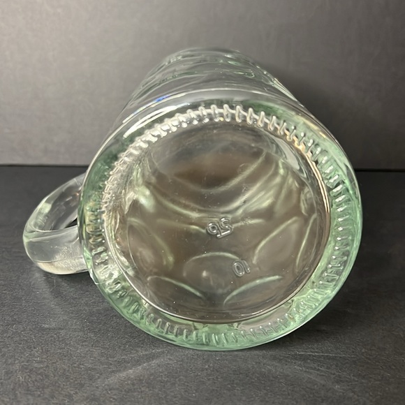 Paulaner Munchen 1 Liter German Beer Stein Mug Dimpled Glass Oktoberfest - Picture 5 of 6